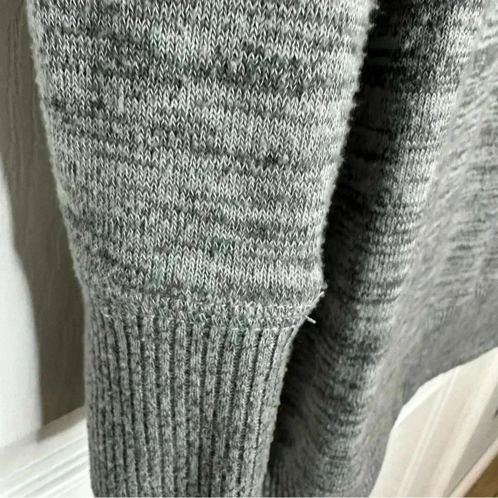 Joe Fresh Sweater Cowl Neck Long Grey Size Extra Small - Picture 13 of 16
